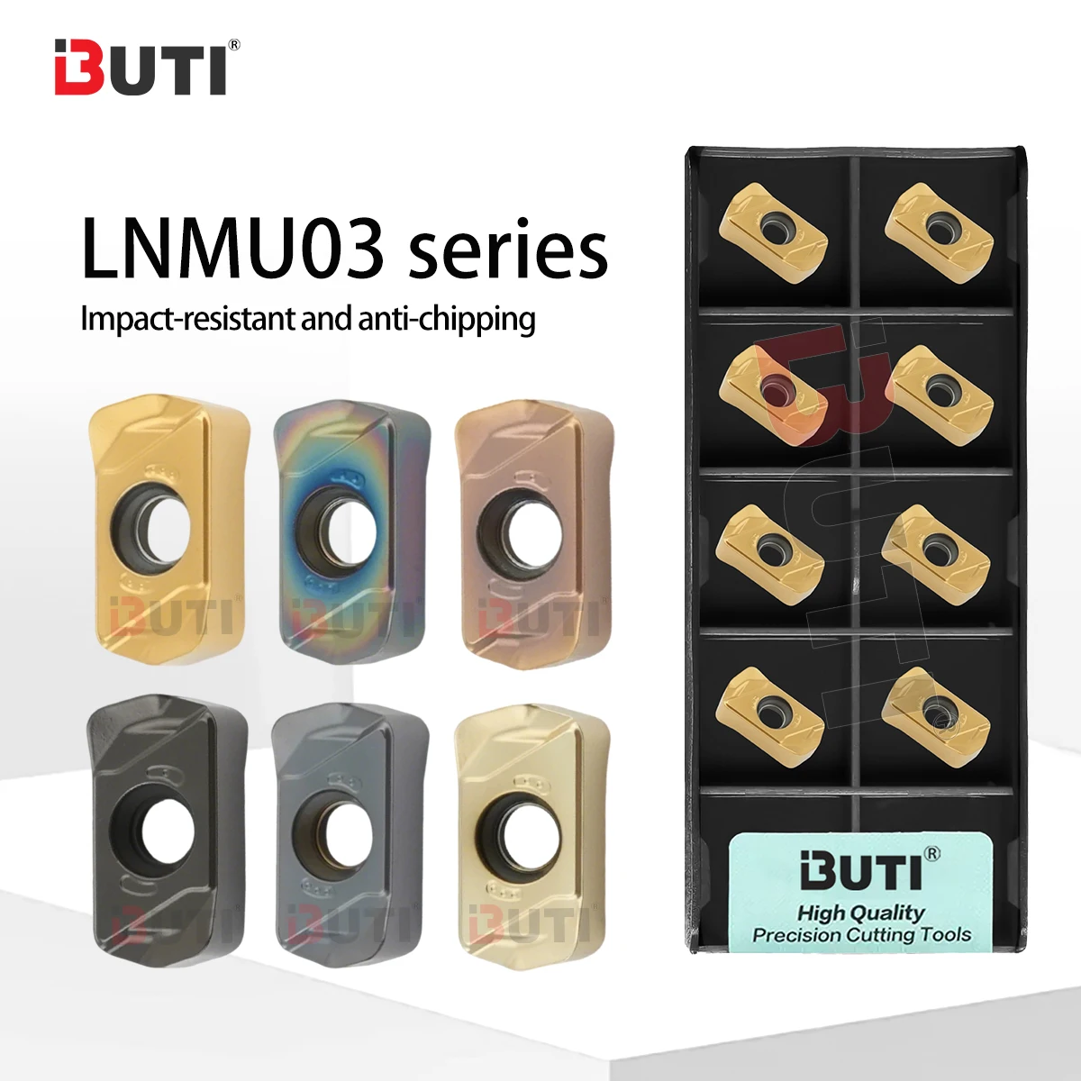 Milling Inserts LNMU0303-DZ/0303-W/0303ZER-MJ Steel Parts Stainless Steel Hard Material Wear-resistant LNMU Series Milling Blade
Milling Inserts LNMU0303-DZ/0303-W/0303ZER-MJ Steel Parts Stainless Steel Hard Material Wear-resistant LNMU Series Milling Blade
