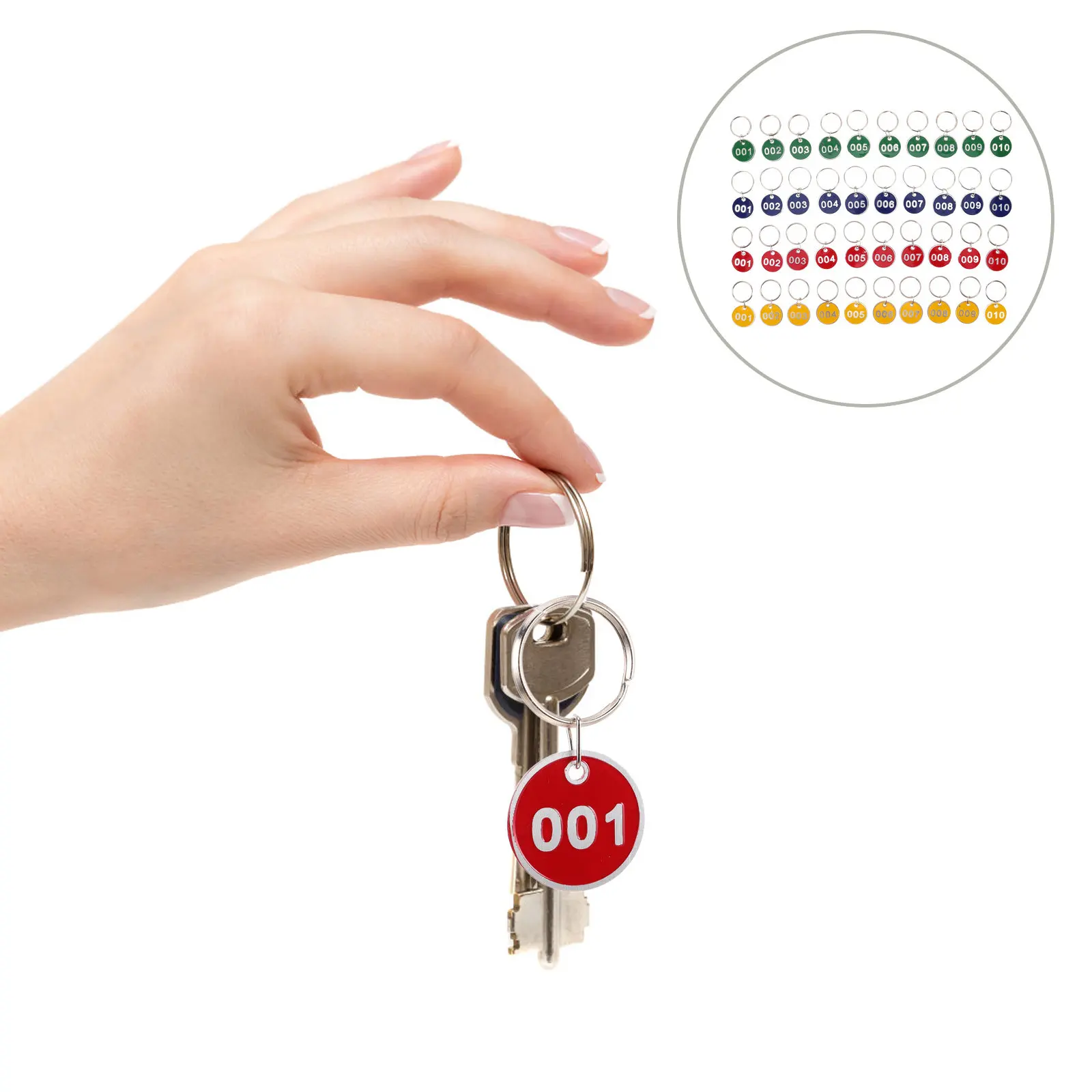 40Pcs Numbered Sauna Hand Tags Double-Sided Metal Keychain Id Labels for Spa Bathhouse Gym Locker Storage Identification Key
40Pcs Numbered Sauna Hand Tags Double-Sided Metal Keychain Id Labels for Spa Bathhouse Gym Locker Storage Identification Key