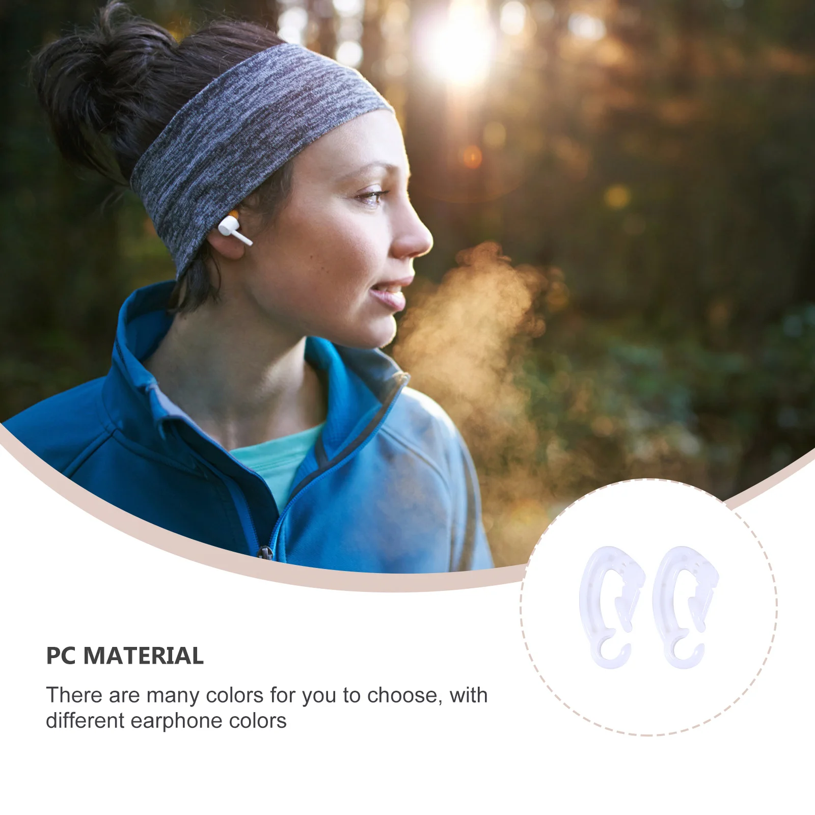 2pcs Anti-Lost Earphone Clips For Wireless Earbuds Adjustable Ear Hooks Secure Fit For Running Cycling Outdoor Sports
2pcs Anti-Lost Earphone Clips For Wireless Earbuds Adjustable Ear Hooks Secure Fit For Running Cycling Outdoor Sports