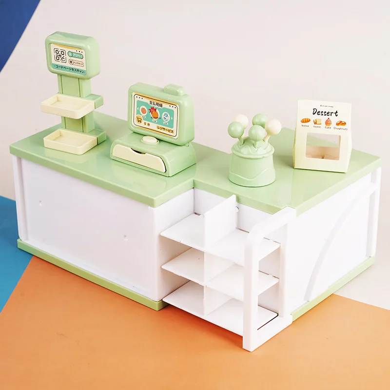Children Play Home Toys Mini Supermarket Cash Register Simulation Counter Cash Register Doll House Accessories Toys
Children Play Home Toys Mini Supermarket Cash Register Simulation Counter Cash Register Doll House Accessories Toys