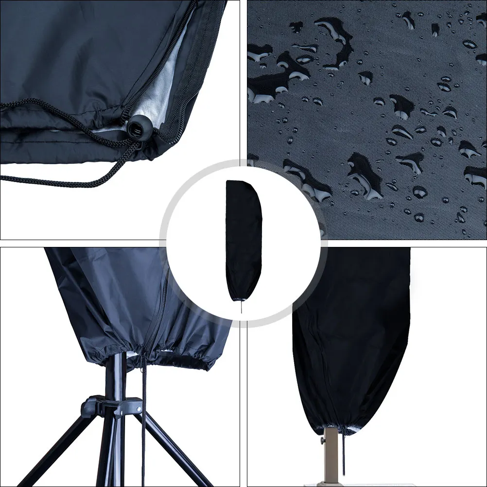1pc Patio Umbrella Sunshade Outdoor Dust Cover Foldable Waterproof Shelter For Park Garden Furniture 120D Oxford Fabric Rain
1pc Patio Umbrella Sunshade Outdoor Dust Cover Foldable Waterproof Shelter For Park Garden Furniture 120D Oxford Fabric Rain