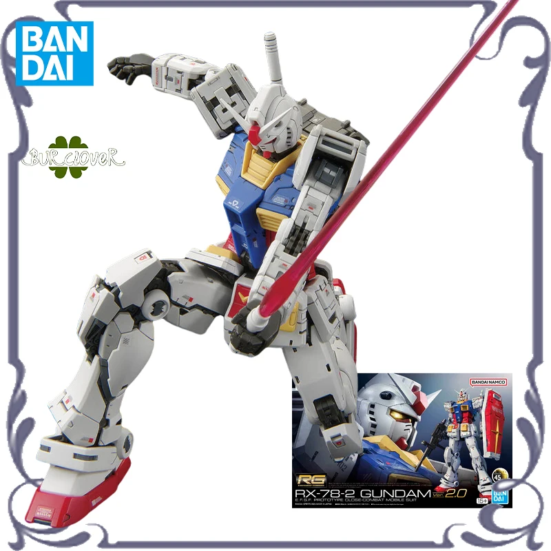 BANDAI Original GUNDAM RG 1/144 RX-78-2 GUNDAM Ver.2.0 Anime Action Figure Assembly Model Toys Collectible Model Gifts In Stock 
BANDAI Original GUNDAM RG 1/144 RX-78-2 GUNDAM Ver.2.0 Anime Action Figure Assembly Model Toys Collectible Model Gifts In Stock