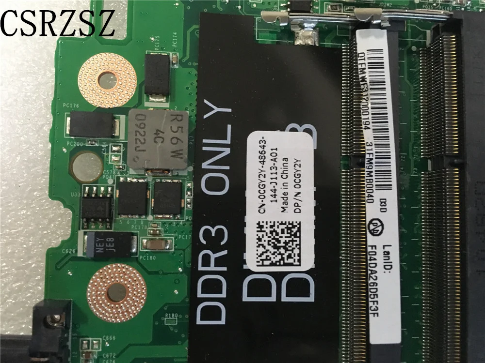 CGY2Y 0CGY2Y CN-0CGY2Y DA0FM9MB8D1 Mainboard For Dell studio 1558 Laptop motherboard DDR3 100% Fully tested
CGY2Y 0CGY2Y CN-0CGY2Y DA0FM9MB8D1 Mainboard For Dell studio 1558 Laptop motherboard DDR3 100% Fully tested