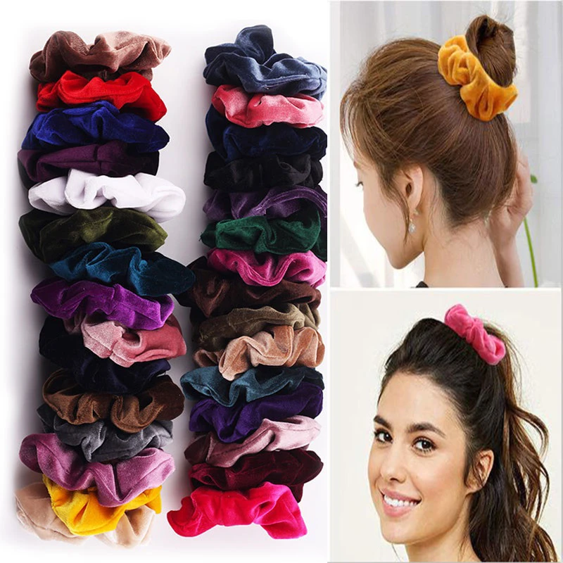 New Korea Velvet Hair Scrunchie Elastic Hair Bands Solid Color Women Girls Headwear Ponytail Holder Hair Accessories
New Korea Velvet Hair Scrunchie Elastic Hair Bands Solid Color Women Girls Headwear Ponytail Holder Hair Accessories