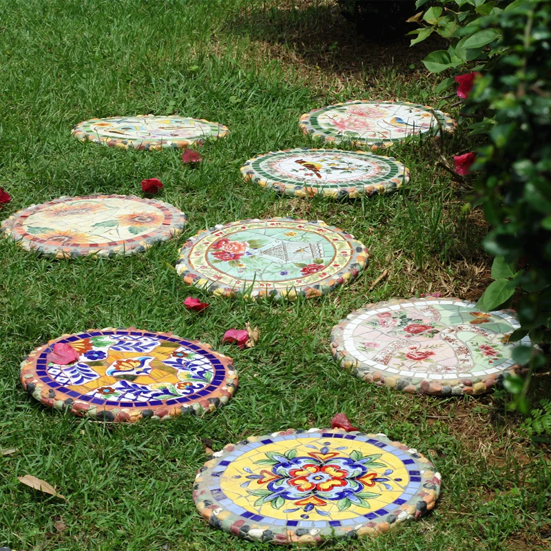 Ceramic Garden Outdoor Ornaments Design Villa Courtyard Foot Non-slip Stepping Stone Stepping Stone Decoration Yard
Ceramic Garden Outdoor Ornaments Design Villa Courtyard Foot Non-slip Stepping Stone Stepping Stone Decoration Yard