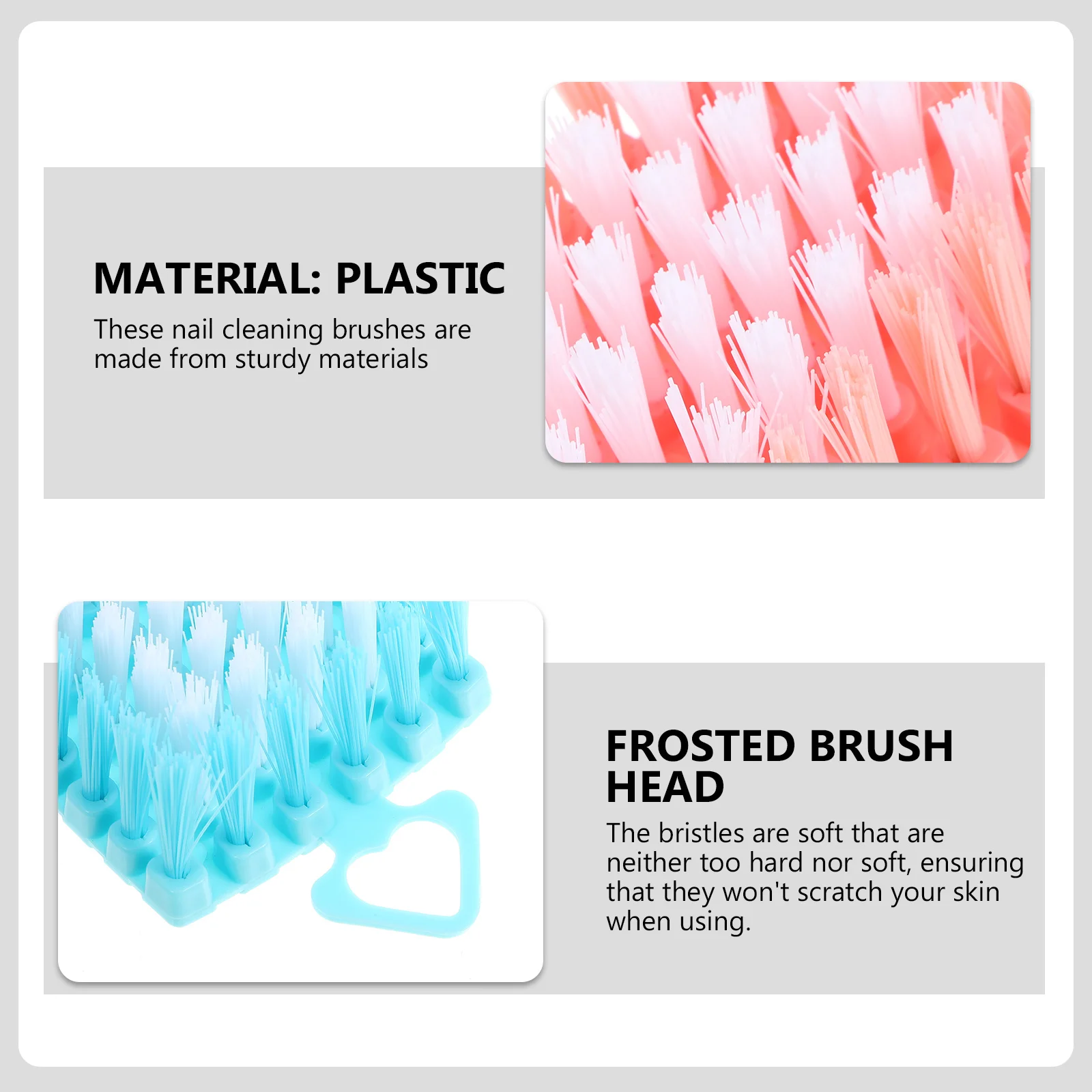 3 шт., щетка для чистки ногтей, прочная мягкая щетина, многоцелевая, практичная, для удаления пыли для маникюра, скребок для ногтей, очиститель обуви, зазор
3 шт., щетка для чистки ногтей, прочная мягкая щетина, многоцелевая, практичная, для удаления пыли для маникюра, скребок для ногтей, очиститель обуви, зазор