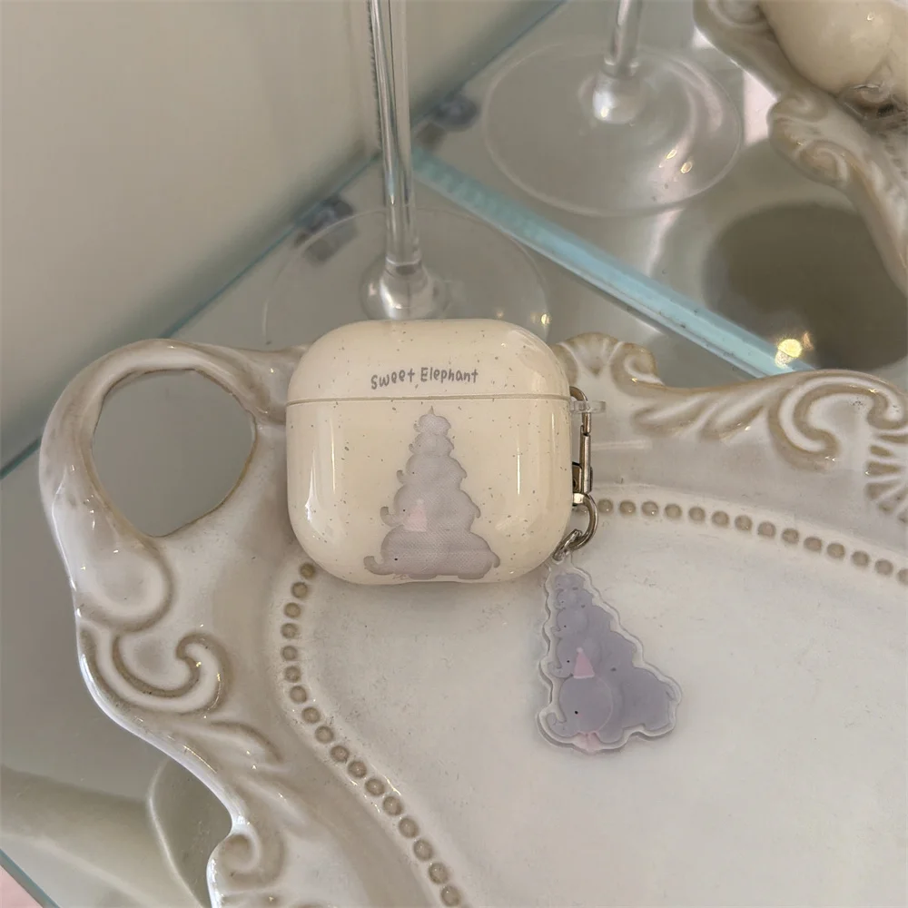 Cute Elephant Earphone Cases For AirPods Pro 3 2 AirPods 4 3 2 1 Soft Silicone Protective Cover With Keychain Cream Shell Gift N
Cute Elephant Earphone Cases For AirPods Pro 3 2 AirPods 4 3 2 1 Soft Silicone Protective Cover With Keychain Cream Shell Gift N