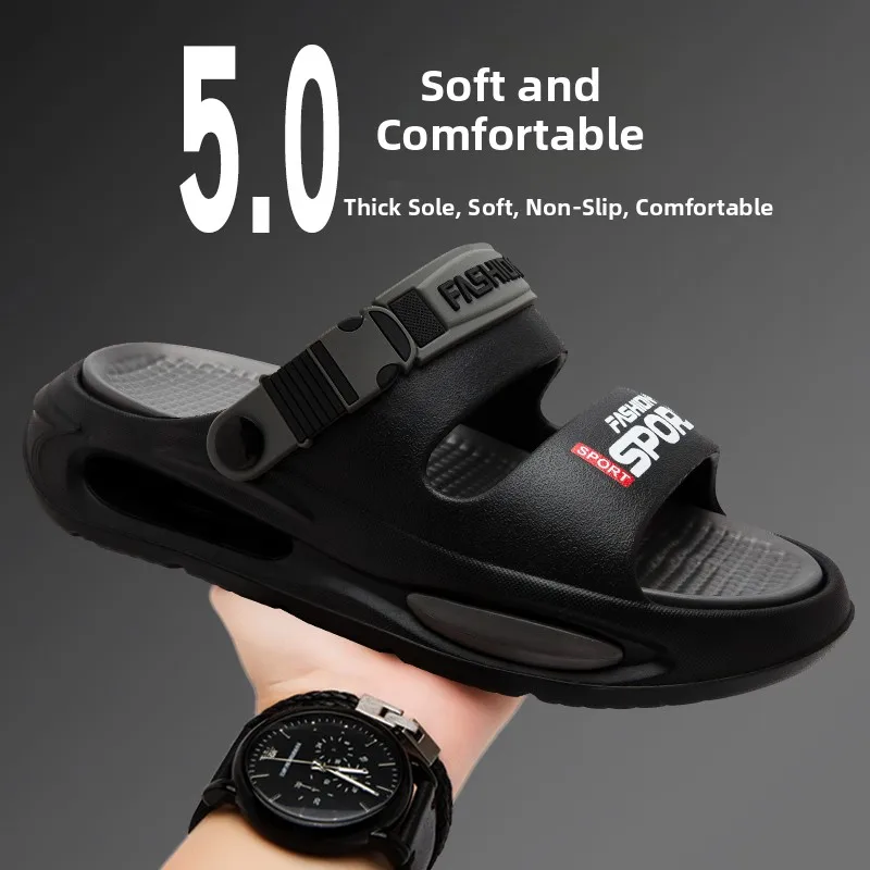 Men's Sandals Summer Outdoor Wear Anti-Slip Breathable Slippers Driving Two-Purpose Beach Shoes Lightweight Thick Bottom EVA
Men's Sandals Summer Outdoor Wear Anti-Slip Breathable Slippers Driving Two-Purpose Beach Shoes Lightweight Thick Bottom EVA