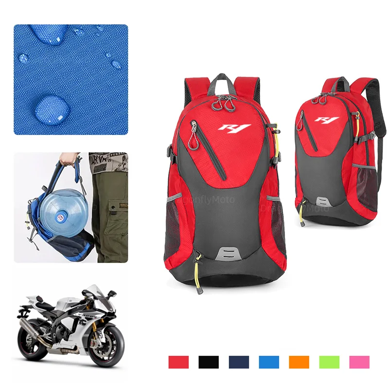 R1 LOGO For YAMAHA YZFR1 YZF R1 Motorbike Travel Backpack Riding Cycling Storage Luggage Bag Large Capacity Travel Backpack
R1 LOGO For YAMAHA YZFR1 YZF R1 Motorbike Travel Backpack Riding Cycling Storage Luggage Bag Large Capacity Travel Backpack