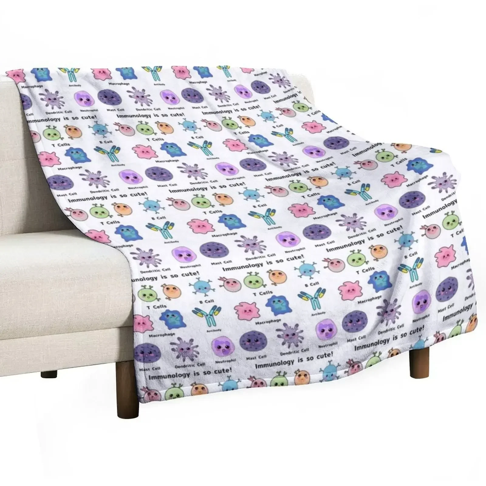 Immunology is so Cute Version 2 Throw Blanket Thin Soft Blanket for Summer Night Sleeping
Immunology is so Cute Version 2 Throw Blanket Thin Soft Blanket for Summer Night Sleeping
