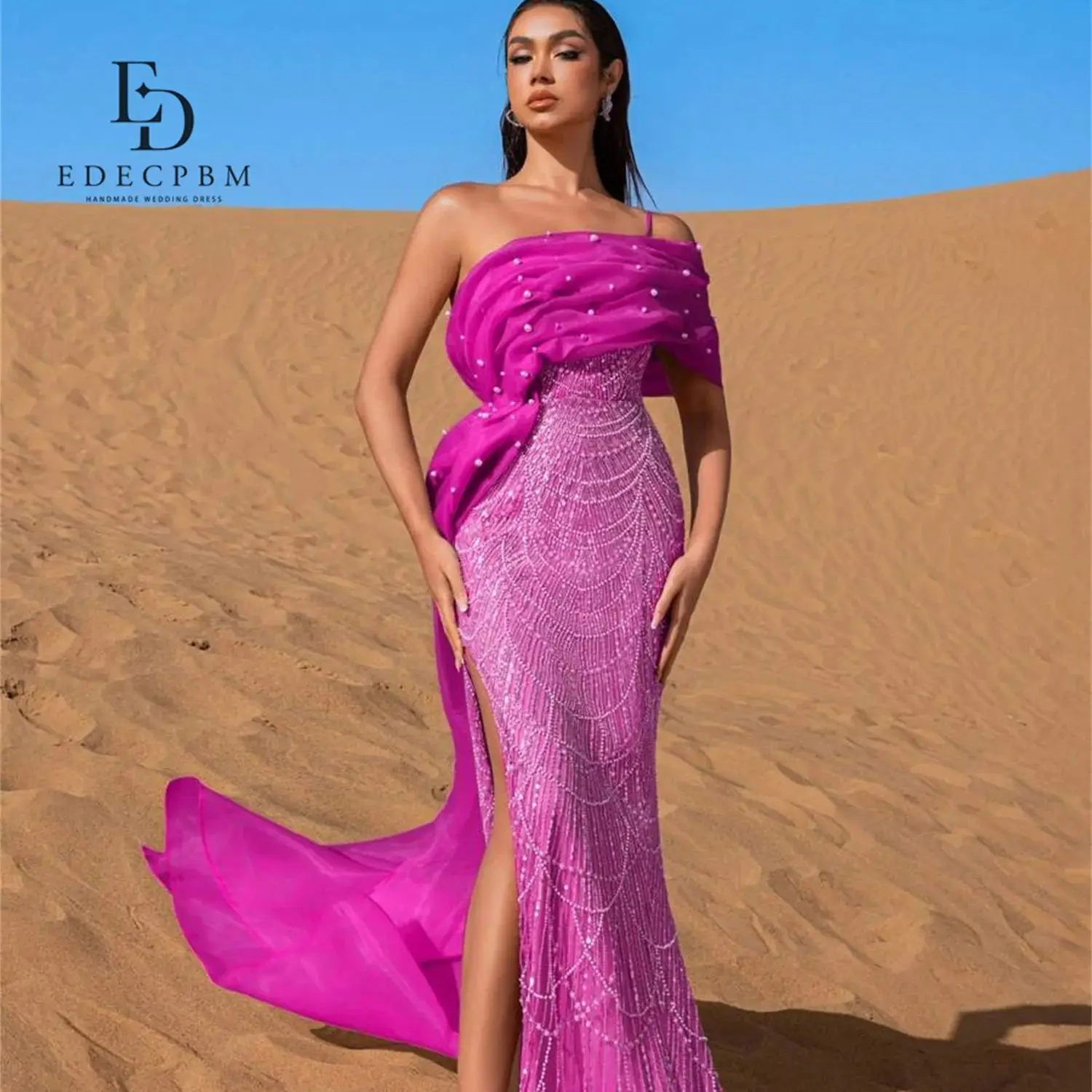 EDECPBM Guest Wedding Evening Dresses 2025 Luxury فساتين سهرة Customized Vestidos De Festa Women Evening Dress Mermaid Bead Prom
EDECPBM Guest Wedding Evening Dresses 2025 Luxury فساتين سهرة Customized Vestidos De Festa Women Evening Dress Mermaid Bead Prom