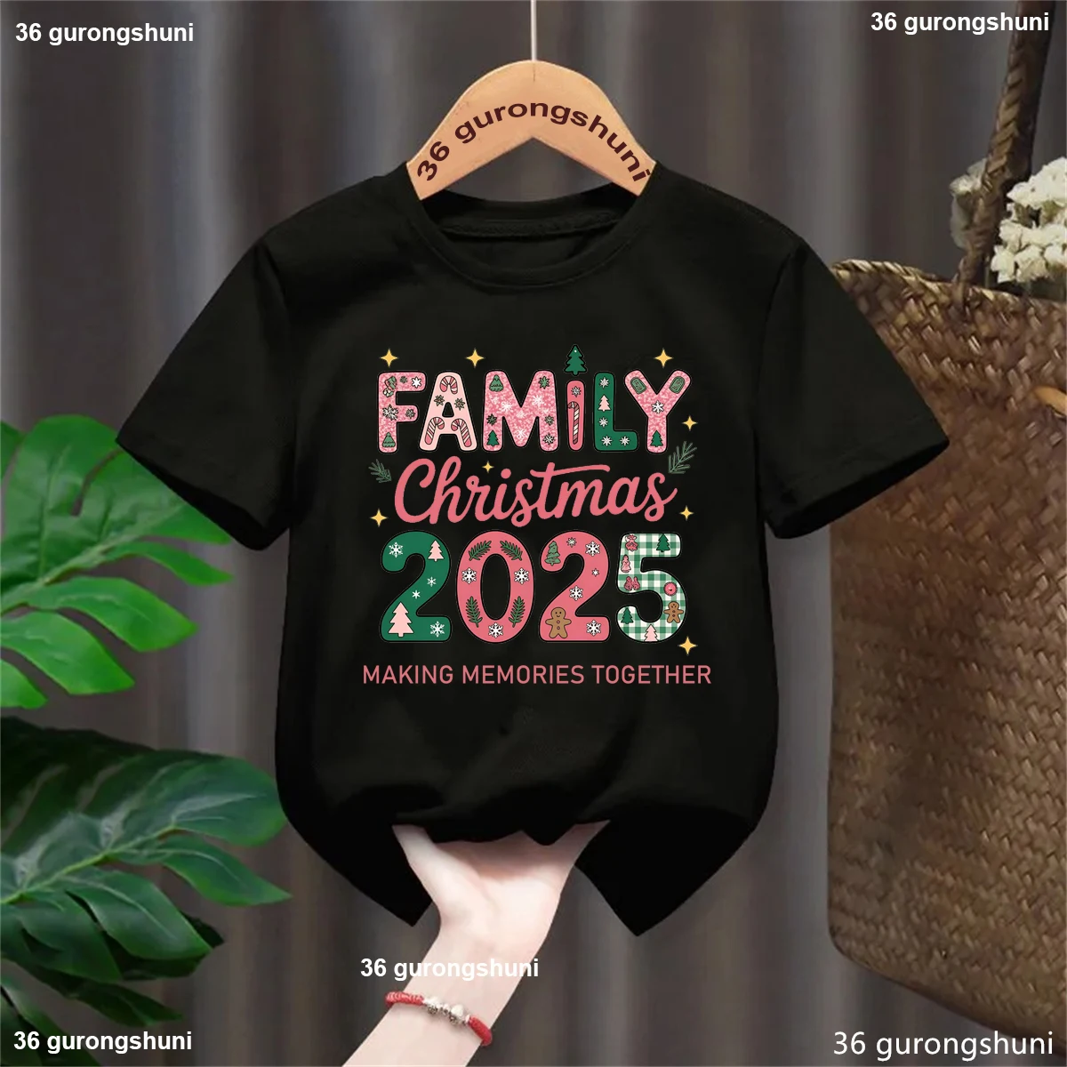 Kawaii Kids Clothes Family Christmas 2025 Making Memories Together Letter Printed T Shirt Girls Xmas Gift T-Shirt Solid Tshirt
Kawaii Kids Clothes Family Christmas 2025 Making Memories Together Letter Printed T Shirt Girls Xmas Gift T-Shirt Solid Tshirt