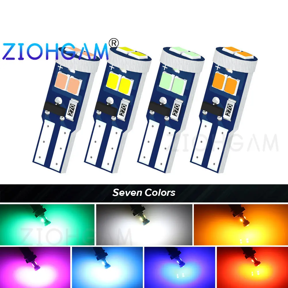 ZIOHGAM 8PCS T5 Highlight Led Bulb Non Polar 73 74 W3W Instrument Dashboard Plate Panel Indicator Light Signal Lamp Warning Car
ZIOHGAM 8PCS T5 Highlight Led Bulb Non Polar 73 74 W3W Instrument Dashboard Plate Panel Indicator Light Signal Lamp Warning Car