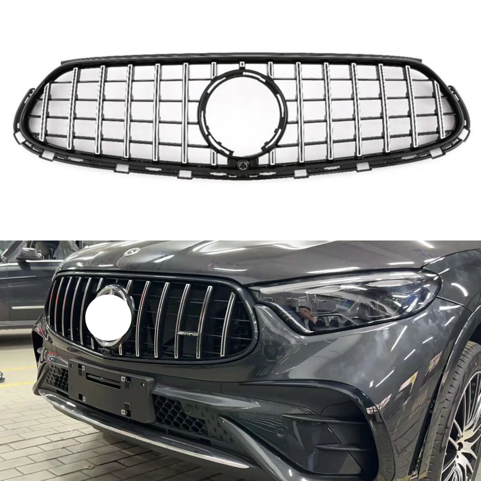 Для Mercedes GLC X254 2023 2024, черный, серебристый, передняя решетка, бампер, решетка, вентиляционная накладка
Для Mercedes GLC X254 2023 2024, черный, серебристый, передняя решетка, бампер, решетка, вентиляционная накладка