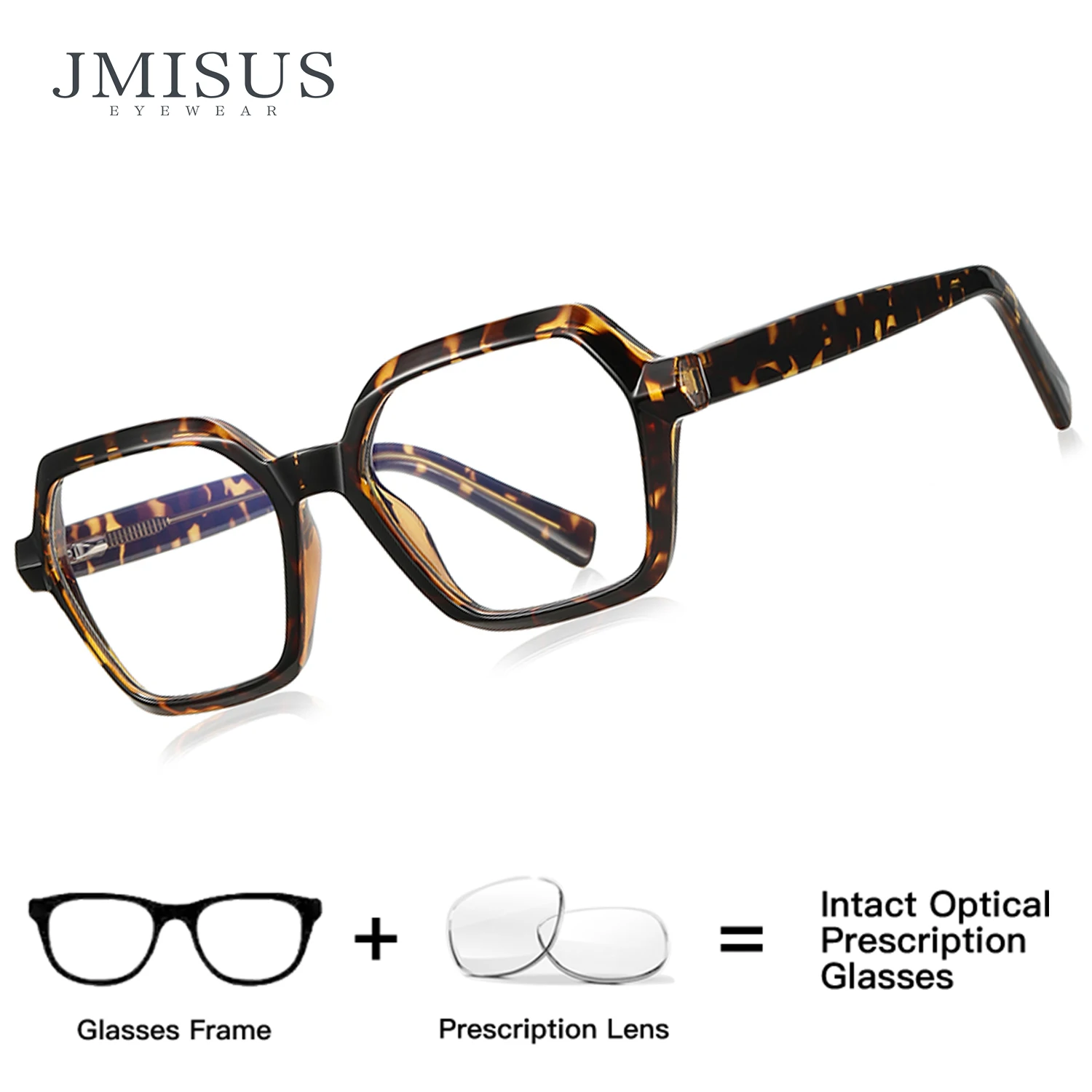 JMISUS Handmade Acetate Hexagon Prescription Glasses Women Polygon Photochromic Blue Light Blocking Optical Eyewear
JMISUS Handmade Acetate Hexagon Prescription Glasses Women Polygon Photochromic Blue Light Blocking Optical Eyewear