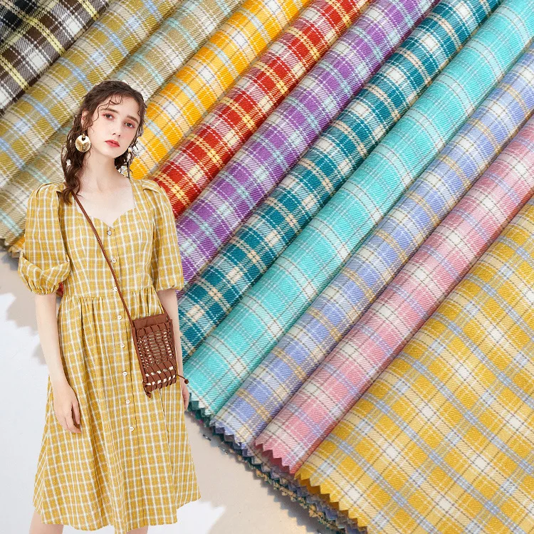 Spring Summer Plaid Fabric New Arrival Women's Dress Suit Jacket Pants Material Korean JK Skirt Fashionable Clothing
Spring Summer Plaid Fabric New Arrival Women's Dress Suit Jacket Pants Material Korean JK Skirt Fashionable Clothing