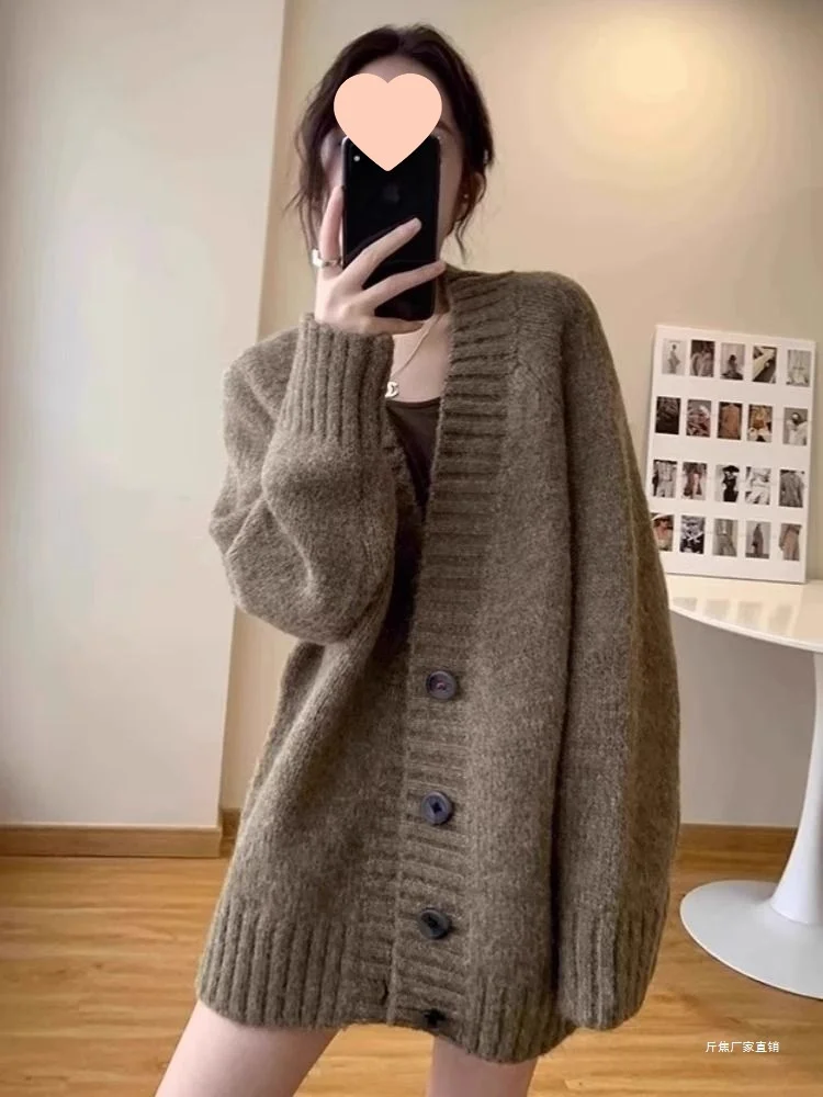 Mid-Long Cardigans Old Money Womens Winter Cosy Chunky Curved Thickened Raw Turtlneck Fluffy Solid-Coloured Warm Sweatercoats OL
Mid-Long Cardigans Old Money Womens Winter Cosy Chunky Curved Thickened Raw Turtlneck Fluffy Solid-Coloured Warm Sweatercoats OL