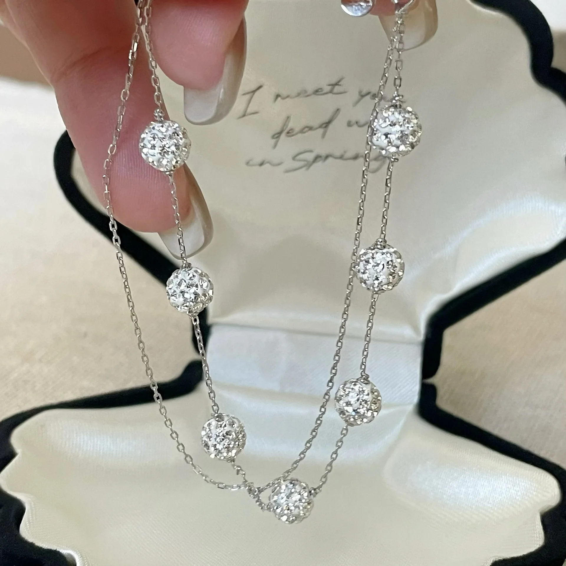 S925 sterling silver double-layered bracelet for women, light luxury niche design, exquisite stackable simple bracelet
S925 sterling silver double-layered bracelet for women, light luxury niche design, exquisite stackable simple bracelet