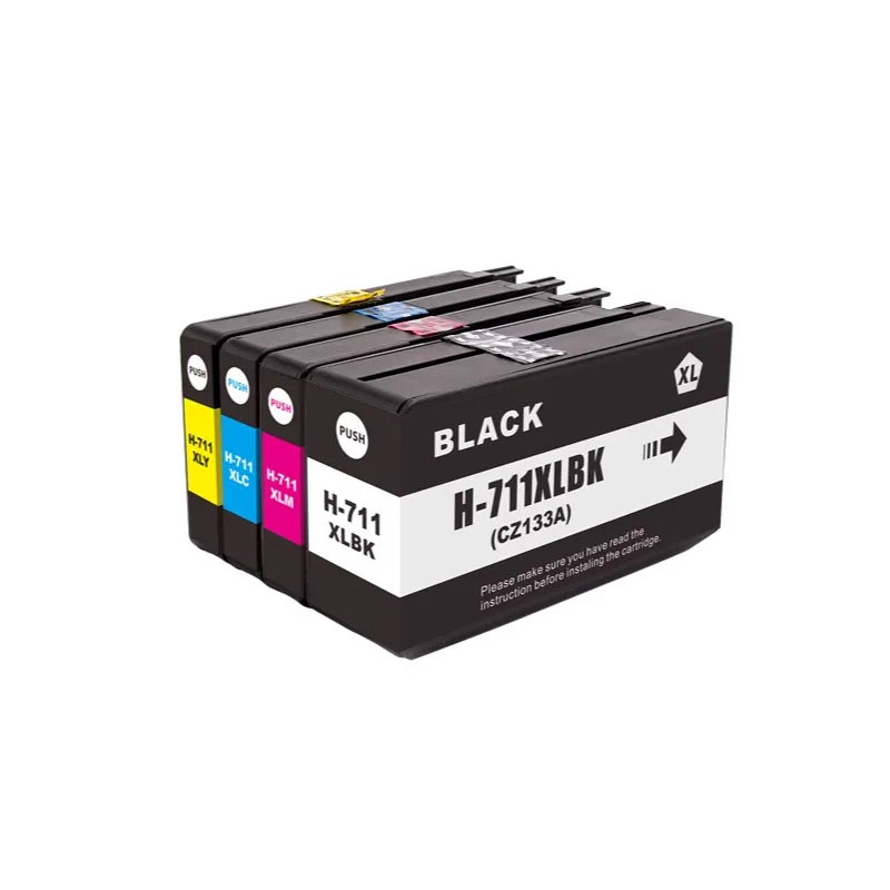Ink cartridge suitable for HP711 T120 T520 T530 HP 711 ink cartridge HP CZ133A black HPT120 T520 plotter ink cartridge
Ink cartridge suitable for HP711 T120 T520 T530 HP 711 ink cartridge HP CZ133A black HPT120 T520 plotter ink cartridge