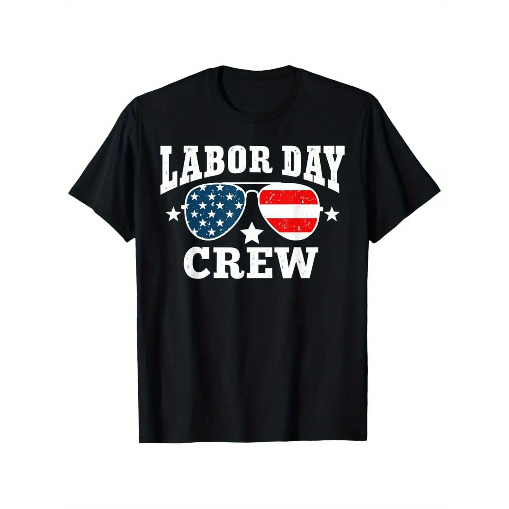 Men Women Labor Day Crew T-Shirt American Flag Sunglasses Print Pullover Patriotic Holiday Casual Short Sleeve Top
Men Women Labor Day Crew T-Shirt American Flag Sunglasses Print Pullover Patriotic Holiday Casual Short Sleeve Top