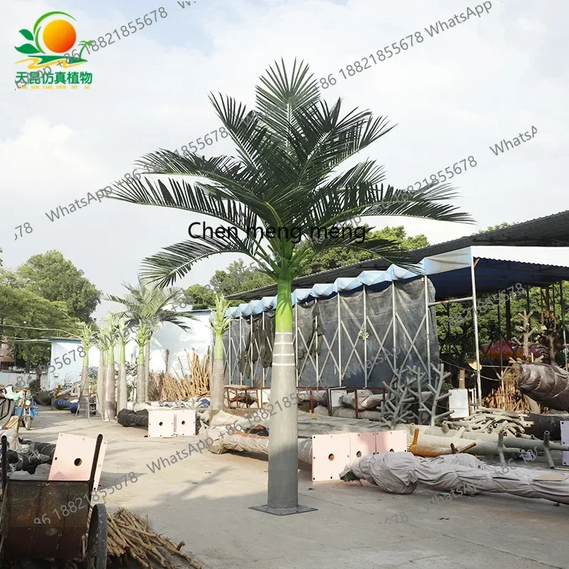 Искусственная кокосовая пальма из стекловолокна для ландшафтного дизайна на открытом воздухе, декоративное растение для живописных мест
Искусственная кокосовая пальма из стекловолокна для ландшафтного дизайна на открытом воздухе, декоративное растение для живописных мест