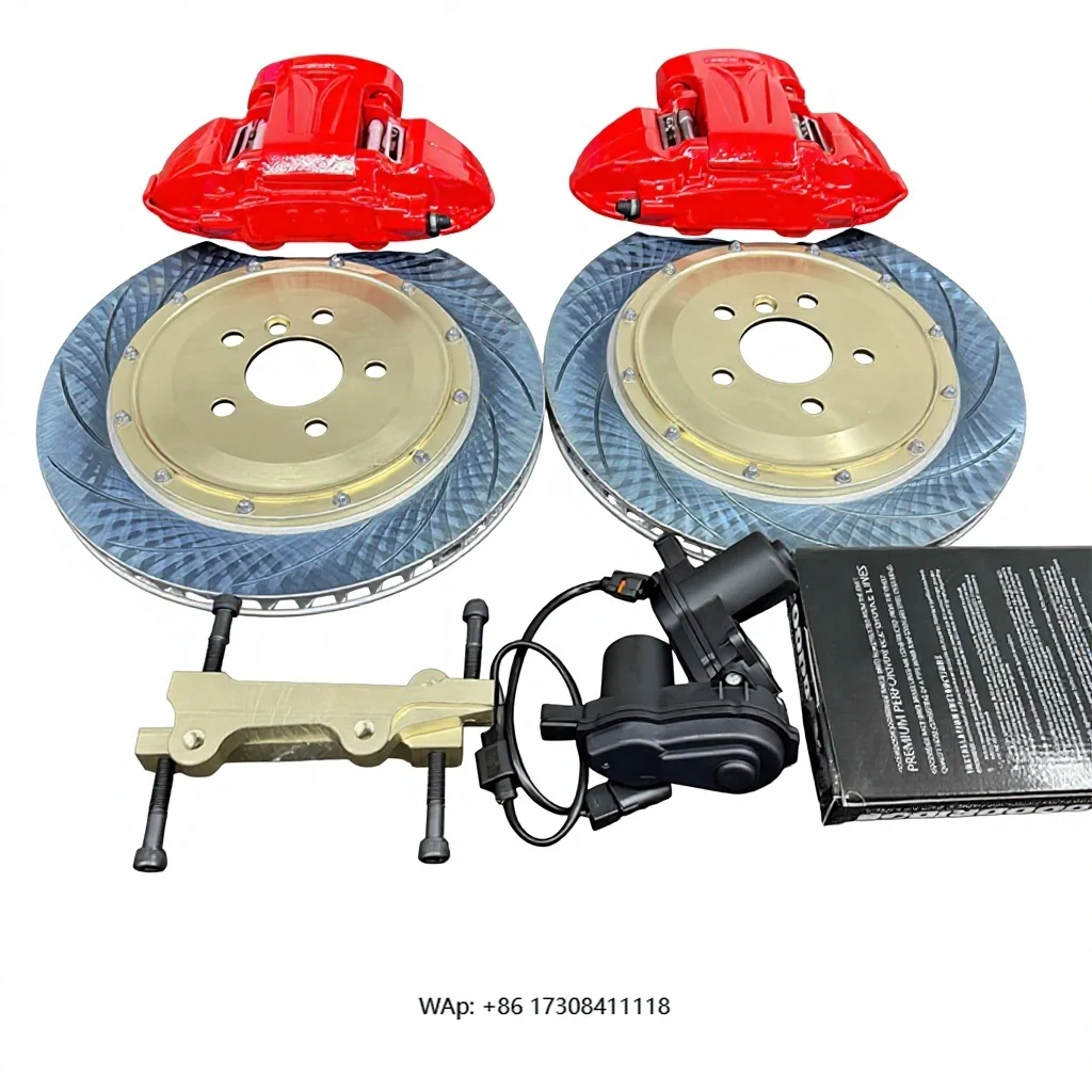 BM6 6 Pot Brake Caliper Kit with Pattern Slotted Brake Discs Front Wheel Upgrade for E92 3 Series Factory Direct Custom Sale
BM6 6 Pot Brake Caliper Kit with Pattern Slotted Brake Discs Front Wheel Upgrade for E92 3 Series Factory Direct Custom Sale