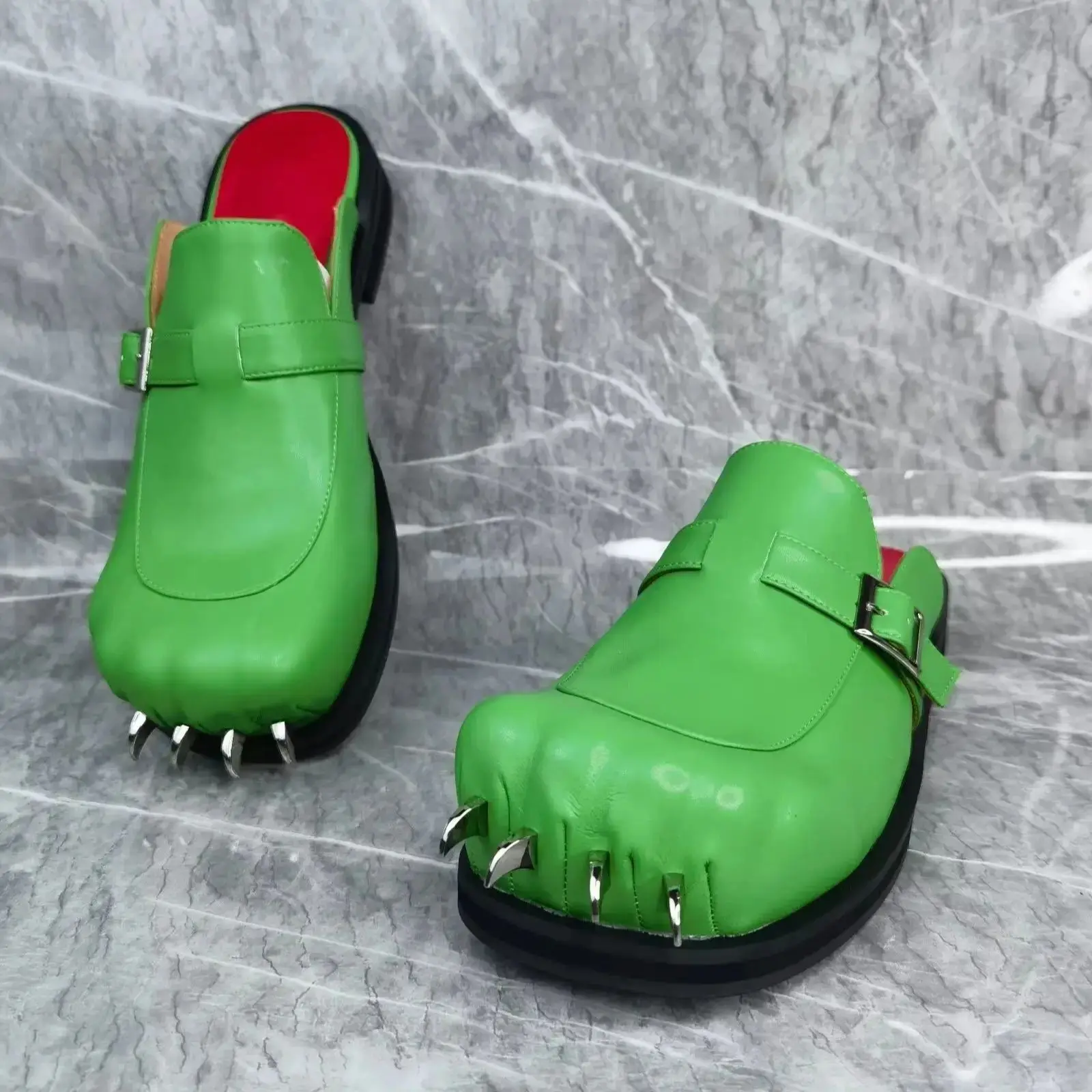 Men's Fashionable Genuine Leather Loafers Paw Design Runway Look Half Head Slipper Strap Comfort Casual Shoes
Men's Fashionable Genuine Leather Loafers Paw Design Runway Look Half Head Slipper Strap Comfort Casual Shoes