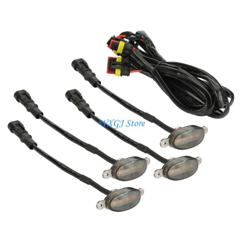 37JE Yellow Amber Lens Grille Lights Universal 12V Vehicle DRLs Truck Modification
37JE Yellow Amber Lens Grille Lights Universal 12V Vehicle DRLs Truck Modification