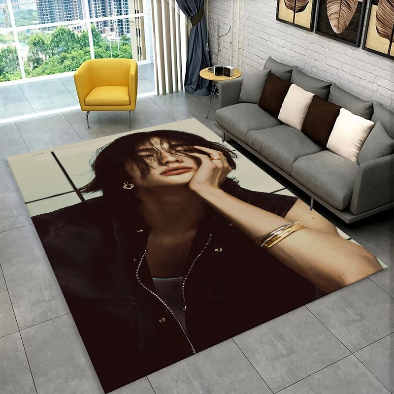 Kpop Hyunjin Stray Kids Music star Carpet Rug for Playroom Bedroom Living Room Sofa Home Decor,kid Area Rug Non-slip Floor Mat
Kpop Hyunjin Stray Kids Music star Carpet Rug for Playroom Bedroom Living Room Sofa Home Decor,kid Area Rug Non-slip Floor Mat