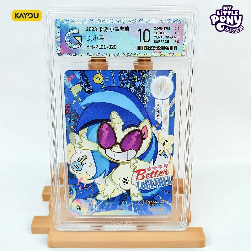 KAYOU Genuine My Little Pony 10 Graded Card (GGS SR) | Twilight Sparkle & DJ Pon-3 Rare Anime Collectible Card | Toys Gift
KAYOU Genuine My Little Pony 10 Graded Card (GGS SR) | Twilight Sparkle & DJ Pon-3 Rare Anime Collectible Card | Toys Gift