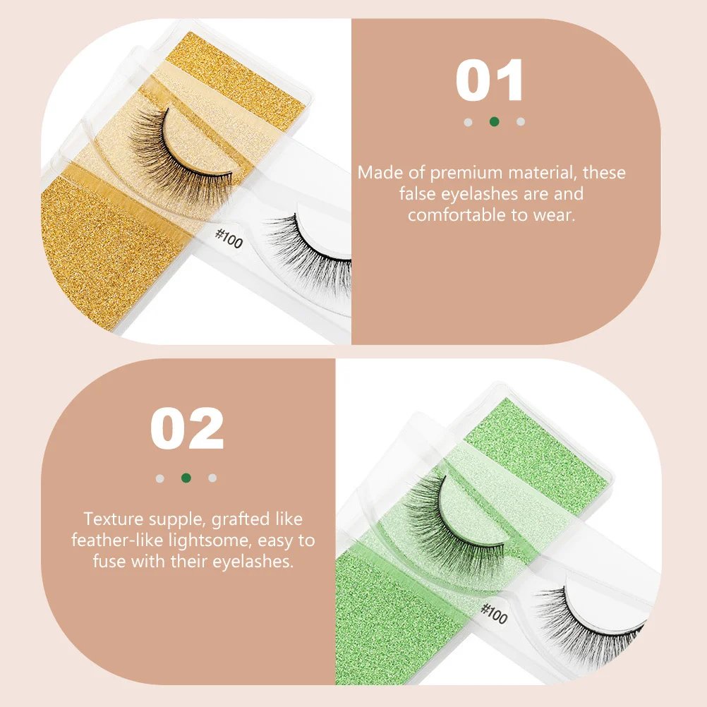 12Pairs False Eyelashes Artificial Natural Fake Eyelashes Soft Dense Fiber for Party Wedding Performance Stage
12Pairs False Eyelashes Artificial Natural Fake Eyelashes Soft Dense Fiber for Party Wedding Performance Stage