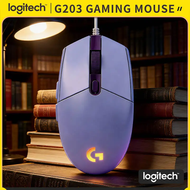 Проводная игровая мышь Logitech G203, RGB-подсветка, 8000 точек на дюйм, регулируемая, 6 кнопок, 1000 Гц, запутывание, 85 г, гарантия 2 года
Проводная игровая мышь Logitech G203, RGB-подсветка, 8000 точек на дюйм, регулируемая, 6 кнопок, 1000 Гц, запутывание, 85 г, гарантия 2 года
