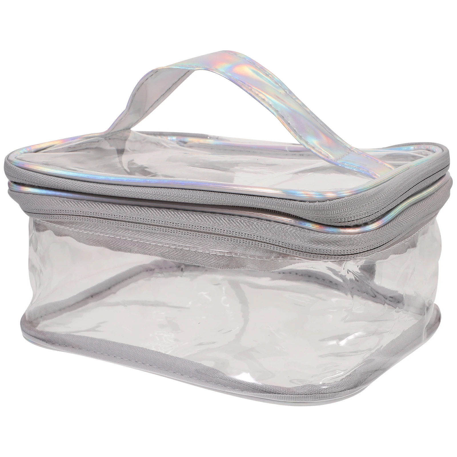 Clear Travel Bag Waterproof Storage Toiletry Double Layer Makeup Storage Container PVC PU Purple Brush Portable
Clear Travel Bag Waterproof Storage Toiletry Double Layer Makeup Storage Container PVC PU Purple Brush Portable