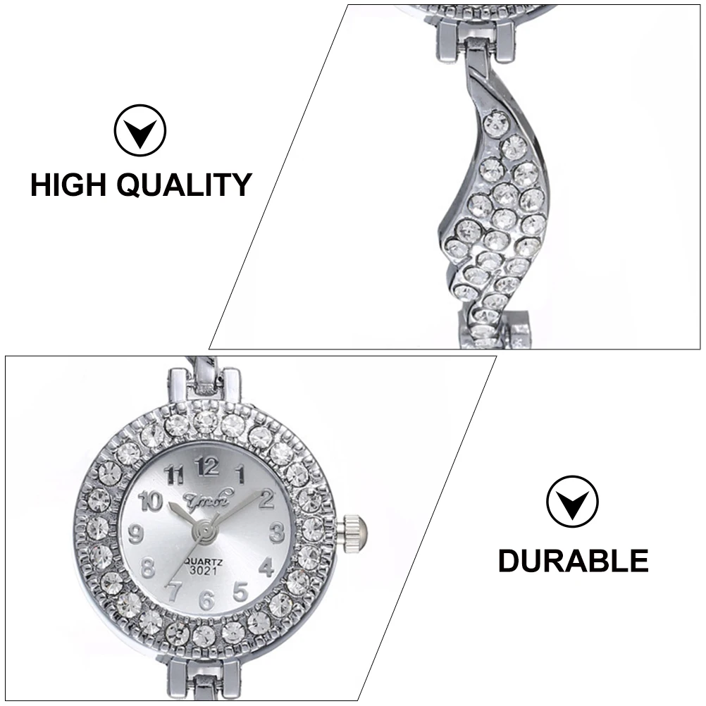 Rhinestone Wing Bangle Watch For Women Alloy Material Durable Exquisite Cuff Wristwatch Fashionable Quartz Watch Valentine'S Day
Rhinestone Wing Bangle Watch For Women Alloy Material Durable Exquisite Cuff Wristwatch Fashionable Quartz Watch Valentine'S Day