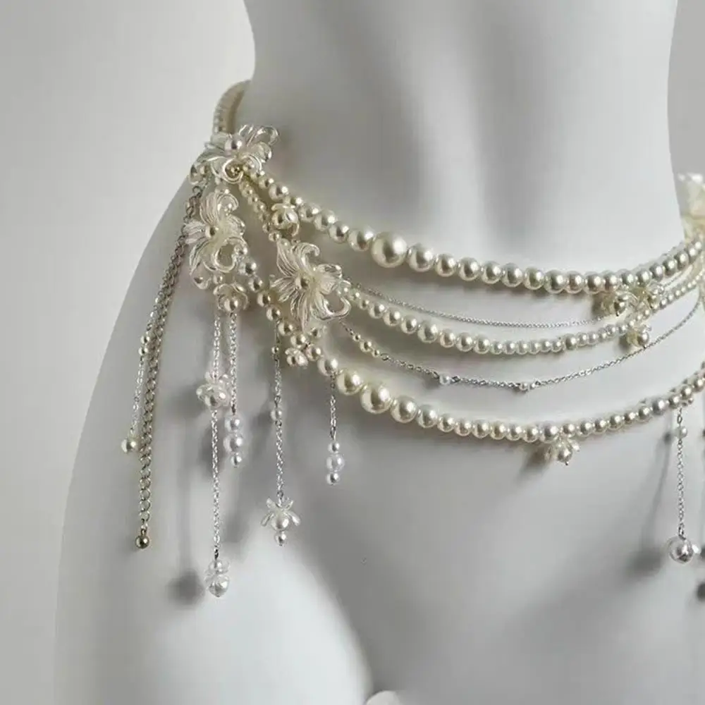Fashion Waist Chains Retro Character Playing Party Belts Multilayer Pearl Tassel Waist Chain For Women Ladies Sexy Body Chain
Fashion Waist Chains Retro Character Playing Party Belts Multilayer Pearl Tassel Waist Chain For Women Ladies Sexy Body Chain