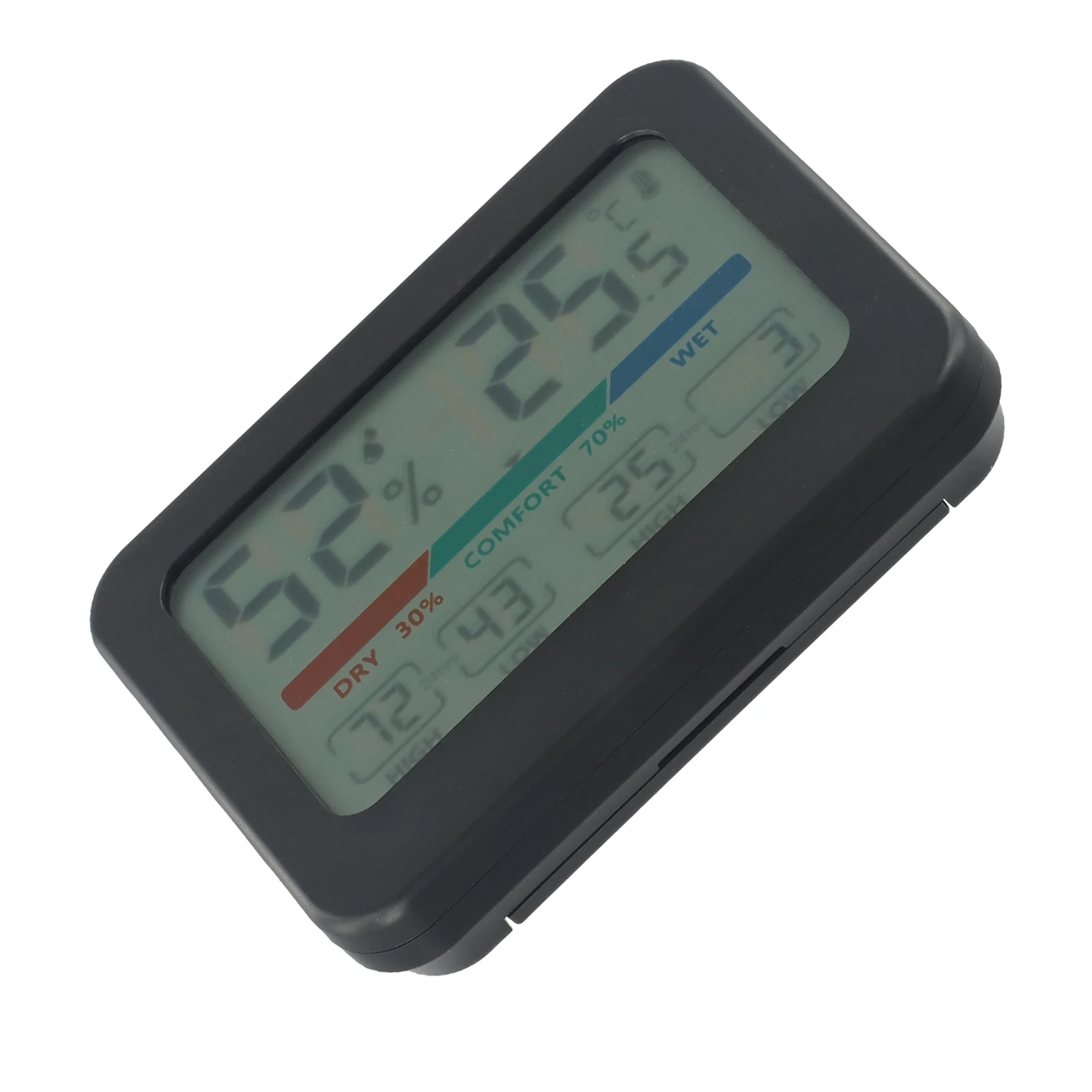 High Low Temperature and Humidity Monitor Digital Indoor Thermometer Battery Powered Clear Numbers at a Glance
High Low Temperature and Humidity Monitor Digital Indoor Thermometer Battery Powered Clear Numbers at a Glance