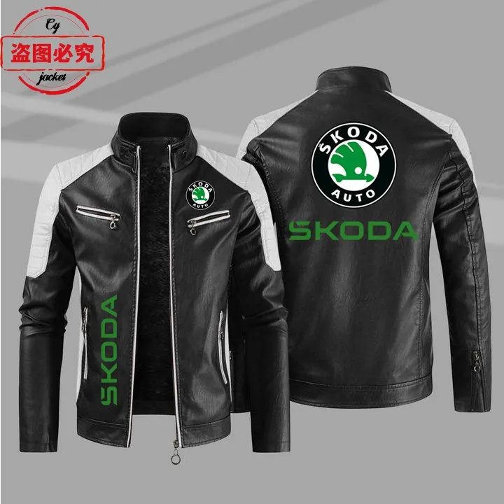 WRC rally Skoda racing car logo pu leather jacket windproof autumn and winter men's skoda car logo jacket
WRC rally Skoda racing car logo pu leather jacket windproof autumn and winter men's skoda car logo jacket