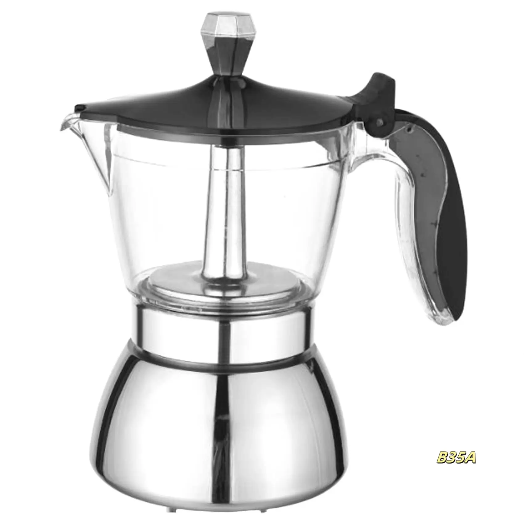 Moka Pot, 4 Cup Stovetop Espresso Maker -Cuban Coffee Percolator Machine Premium Moka Italian Espresso Coffee Maker
Moka Pot, 4 Cup Stovetop Espresso Maker -Cuban Coffee Percolator Machine Premium Moka Italian Espresso Coffee Maker