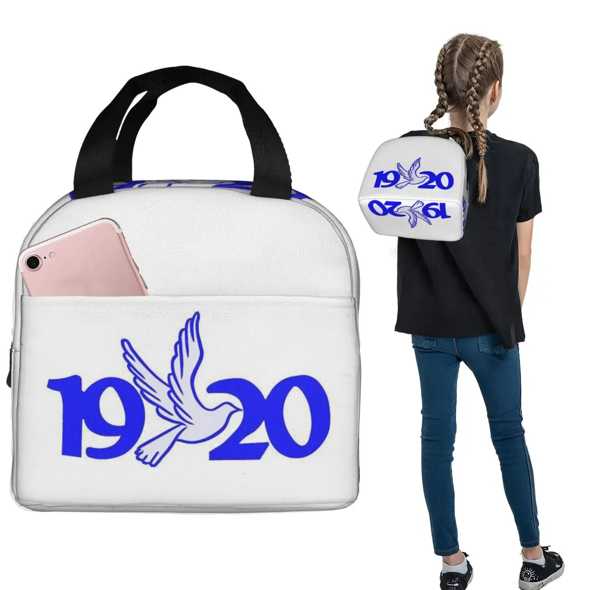 Zeta Phi Beta Lunch Bags Insulated Bento Box Portable Lunch Tote Leakproof Cooler Thermal Bag for Woman Children Travel
Zeta Phi Beta Lunch Bags Insulated Bento Box Portable Lunch Tote Leakproof Cooler Thermal Bag for Woman Children Travel