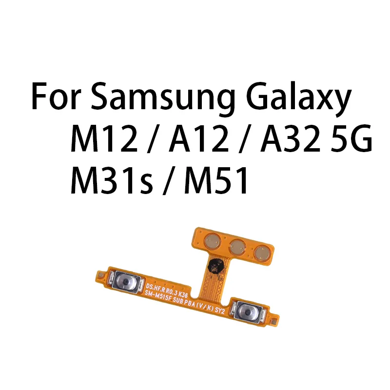 Гибкий кабель кнопки громкости GEFEBSI для Samsung Galaxy M12/A12/A32 5G/M31s/M51
Гибкий кабель кнопки громкости GEFEBSI для Samsung Galaxy M12/A12/A32 5G/M31s/M51