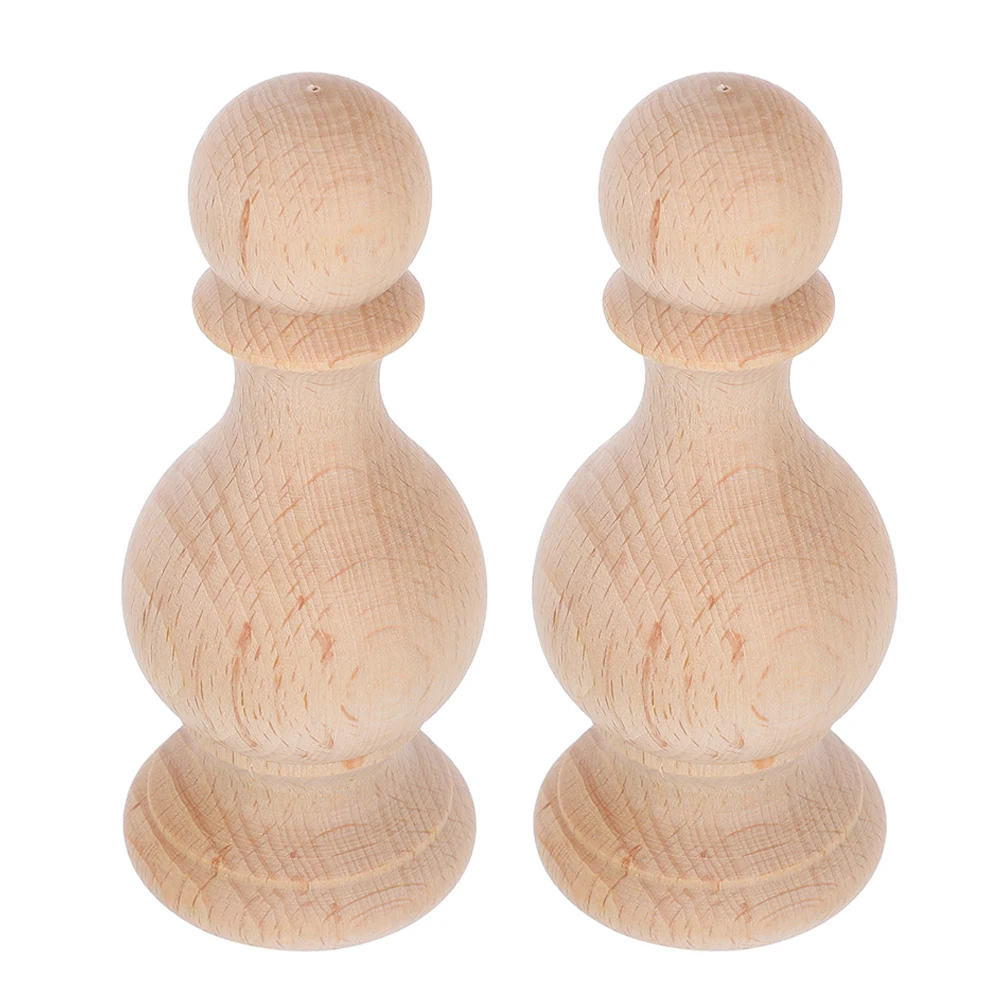 2Pcs Solid Wood Carving Furniture Decorative Pillar Finials Home Use DIY Craft Bed Posts Wooden Sticks Storage
2Pcs Solid Wood Carving Furniture Decorative Pillar Finials Home Use DIY Craft Bed Posts Wooden Sticks Storage