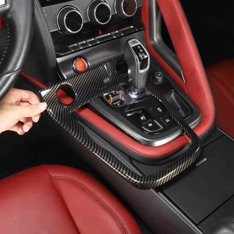 For Jaguar F-TYPE F-type 2013-2024 ABS Carbon Fiber Car Gear Frame Decoration Interior Car Accessories LHD
For Jaguar F-TYPE F-type 2013-2024 ABS Carbon Fiber Car Gear Frame Decoration Interior Car Accessories LHD