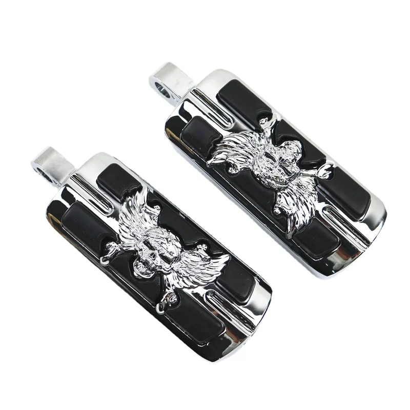 Skull Wing Male Mount Foot Pegs Footrest Footpeg Support For Harley Dyna Softail
Skull Wing Male Mount Foot Pegs Footrest Footpeg Support For Harley Dyna Softail