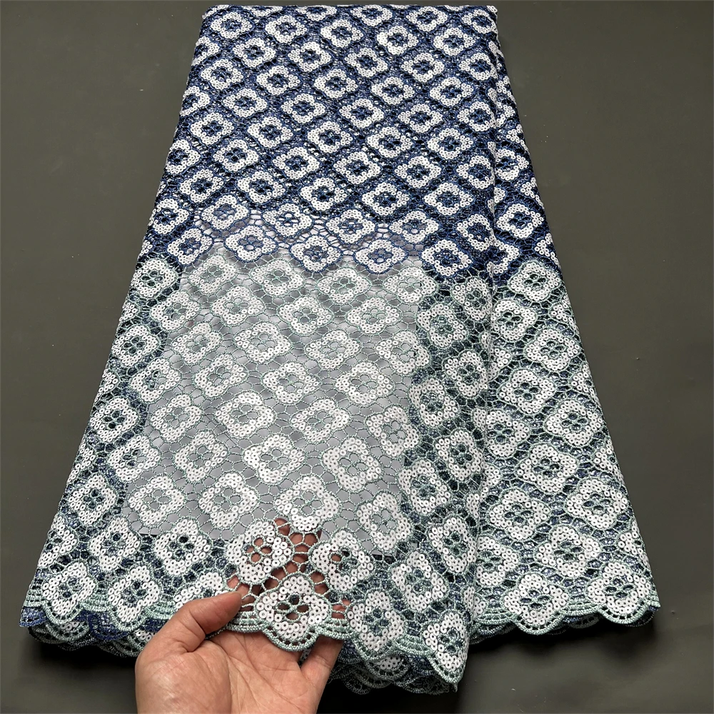 New Guipure Cord Lace Fabric 2023 African Lace Fabric With Sequins Water Soluble Cord Laces for Nigerian Party Dress HZ1211
New Guipure Cord Lace Fabric 2023 African Lace Fabric With Sequins Water Soluble Cord Laces for Nigerian Party Dress HZ1211