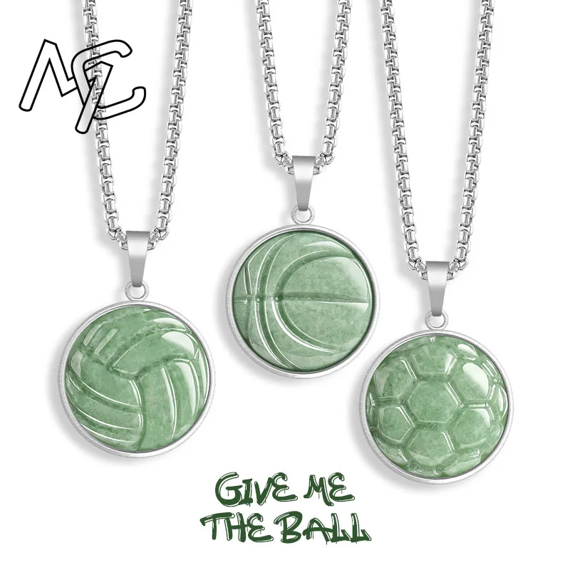 Burmese Green Jade Basketball Football Volleyball Pendant Real Green 925 Silver Emerald Vintage Jewelry Jadeite Necklace Natural
Burmese Green Jade Basketball Football Volleyball Pendant Real Green 925 Silver Emerald Vintage Jewelry Jadeite Necklace Natural
