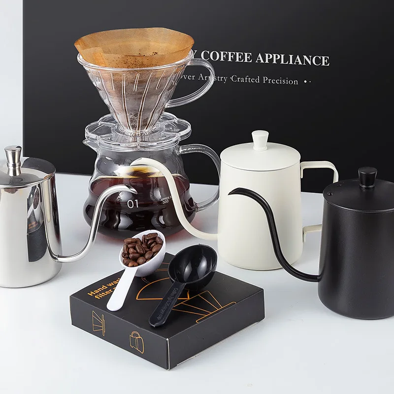 Portable 350ml Hand Pour Coffee Brew Set Modern & Classic Design for Travel and Camping
Portable 350ml Hand Pour Coffee Brew Set Modern & Classic Design for Travel and Camping