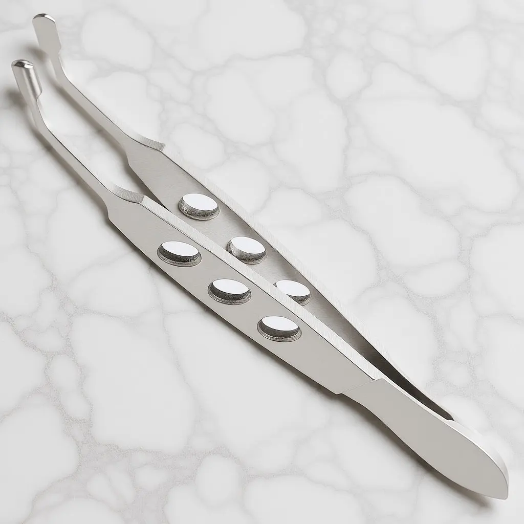 Meibomian Gland Forceps Eyelid Compressor Tweezers Titanium Alloy Stainless Steel Smooth Edge Angle Eye
Meibomian Gland Forceps Eyelid Compressor Tweezers Titanium Alloy Stainless Steel Smooth Edge Angle Eye