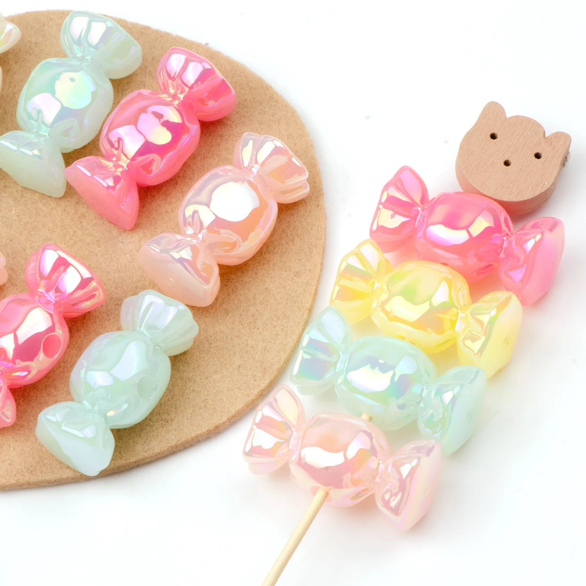 Multicolor Candy Shape Vertical Hole Resin ABS Loose Beads for Jewelry Making and Decoration DIY Accessories
Multicolor Candy Shape Vertical Hole Resin ABS Loose Beads for Jewelry Making and Decoration DIY Accessories