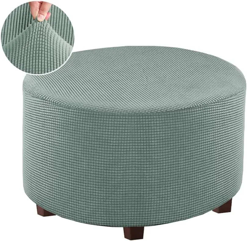 Round Ottoman Slipcover Polyester Blend Footstool Protector Covers Stretch With Elastic Bottom Feature Textured Hine Washable
Round Ottoman Slipcover Polyester Blend Footstool Protector Covers Stretch With Elastic Bottom Feature Textured Hine Washable