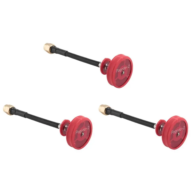 Superb 3X For Pagoda 2 5.8G 5Dbi 50W Omnidirectional Omni FPV Flat Panel Pagoda Antenna RHCP SMA/RP-SMA 80Mm(Red Pin)
Superb 3X For Pagoda 2 5.8G 5Dbi 50W Omnidirectional Omni FPV Flat Panel Pagoda Antenna RHCP SMA/RP-SMA 80Mm(Red Pin)